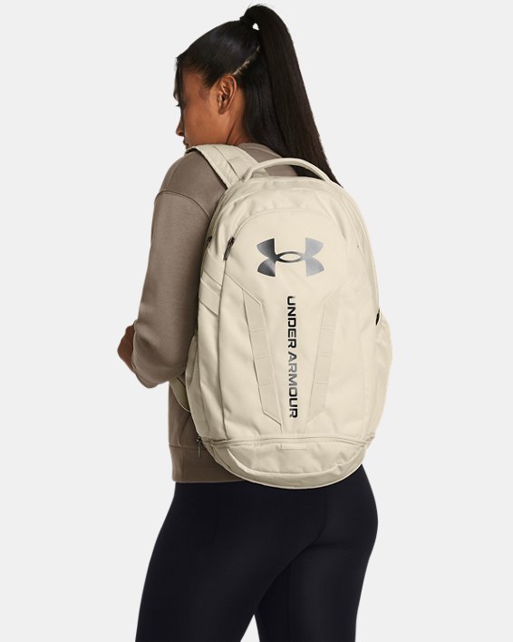 UA Hustle 5.0 Backpack in Brown image number 5